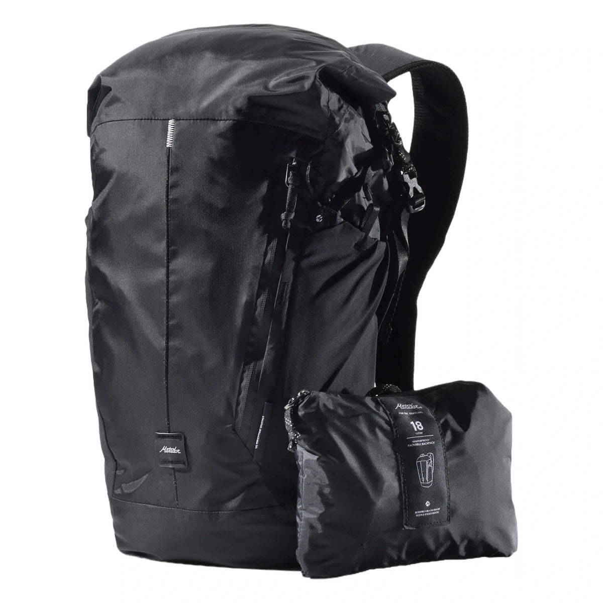 18L Waterproof Packable Backpack Matador MATWPB18001BK Backpacks 18L / Black