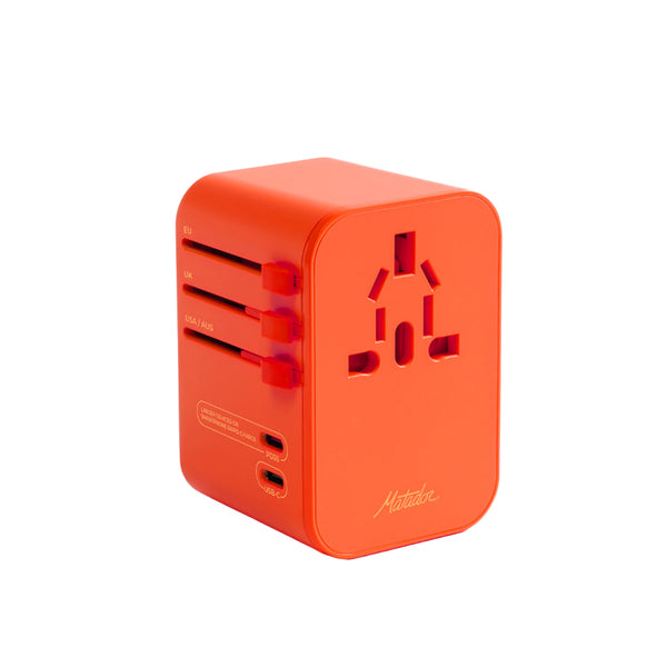 Matador Global Travel Adapter Matador MATJY307001O Power Banks One Size / Orange