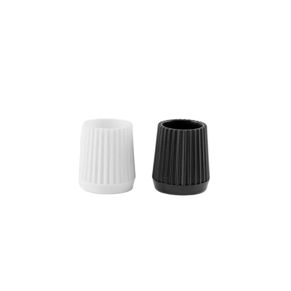 Refillable Toothpaste Tube Lids Replacement Matador TOOTHPASTELID-001 Travel Accessories 2 Pack / Black/White