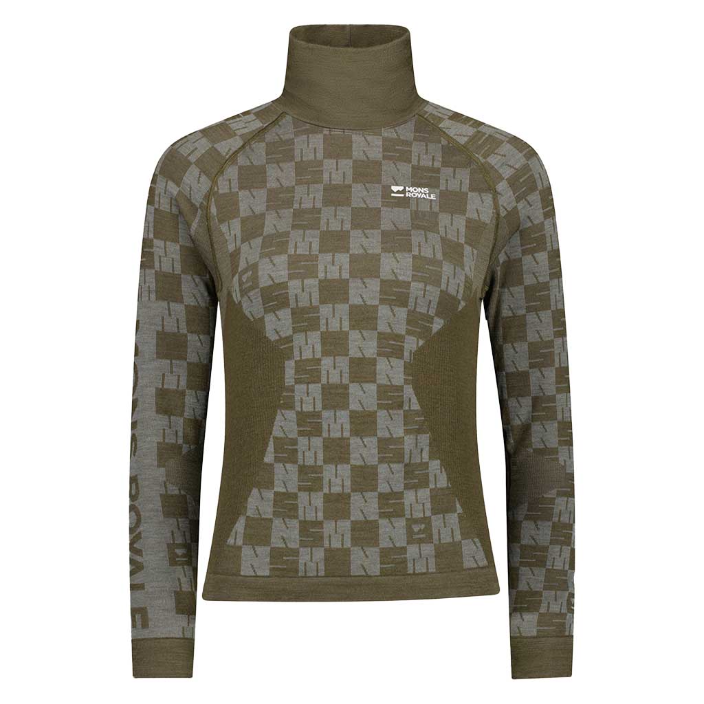 Ascender Merino Seamless Mock Neck LS | Women's