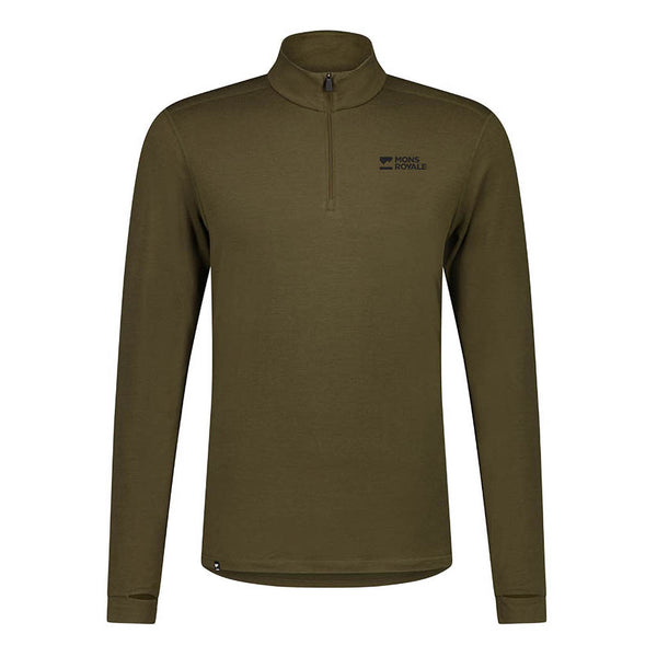 Cascade Merino 1/4 Zip LS | Men's Mons Royale Men's Baselayers