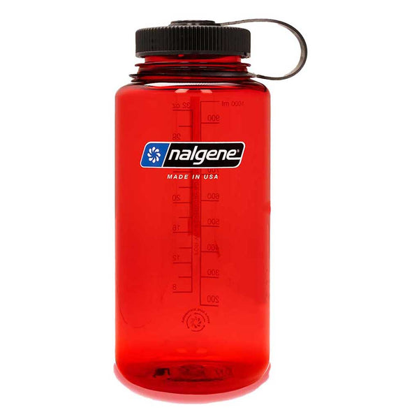 1L Wide Mouth Tritan Sustain Nalgene N2020-3632 Water Bottles 1 Litre / Red