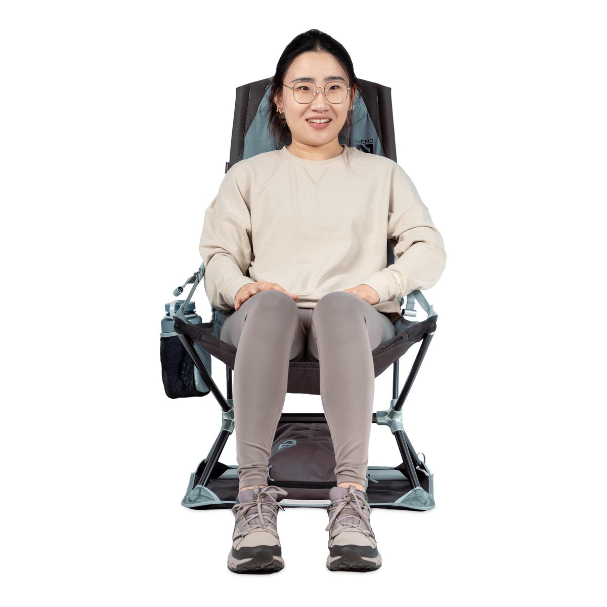 Satellite Reclining Camp Chair NEMO Equipment 811666038173 Chairs One Size / Arctic/Aquifer
