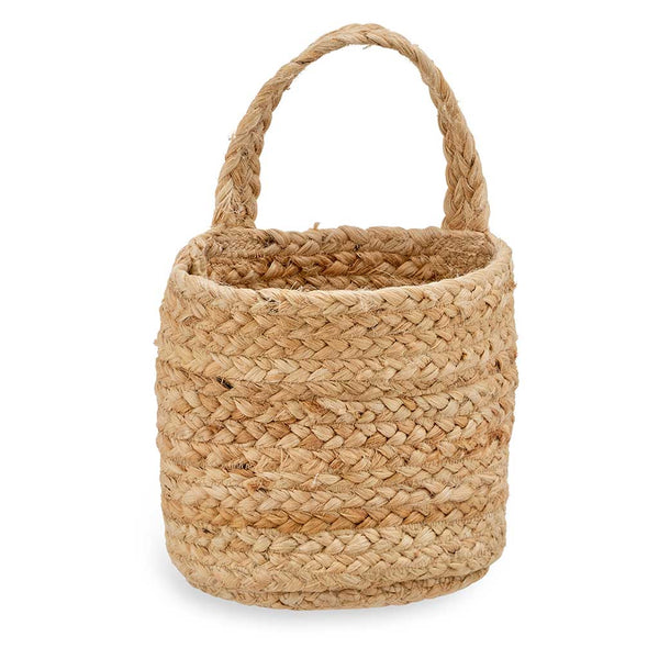 Chapad Hemp Wide Wall Hung Basket nkuku Baskets