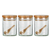 Izaan Spice Jar nkuku IJ0301 Cooking Accessories Set of 3 / Clear