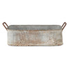 Japos Outdoor Planter Tray nkuku JT1501 Planters One Size / Aged Zinc