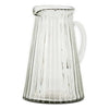 Minati Ribbed Glass Jug nkuku MJ2301 Jugs 2.5L / Clear