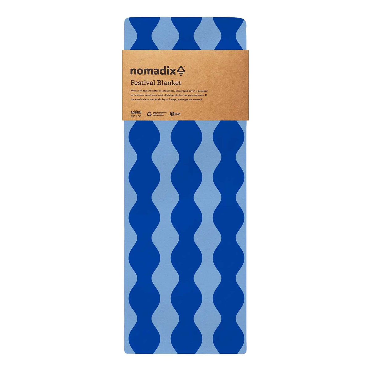 Festival Blanket Nomadix FT-SLTI-COBU Blankets One Size / Slack Tide Coastal Blue