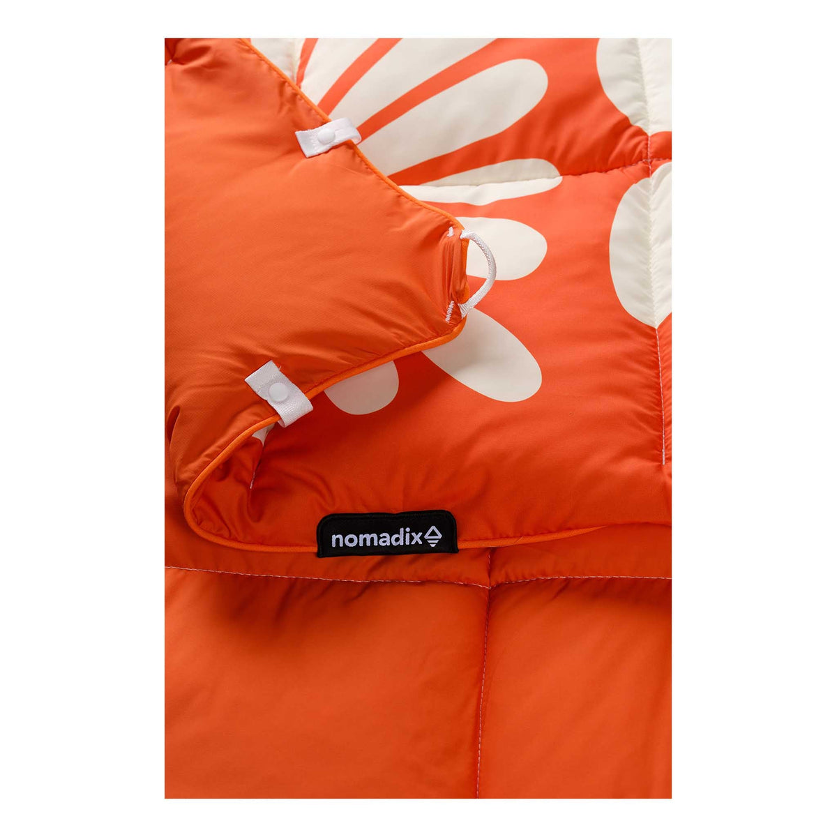 Graphene Puffer Blanket Nomadix GPB-BIFL-EXO Blankets One Size / Big Flowers Expedition Orange