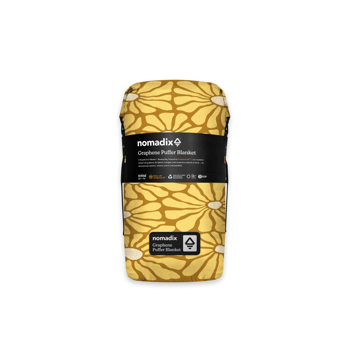Graphene Puffer Blanket Nomadix GPB-LADA-101 Blankets One Size / Lazy Daisy Gold