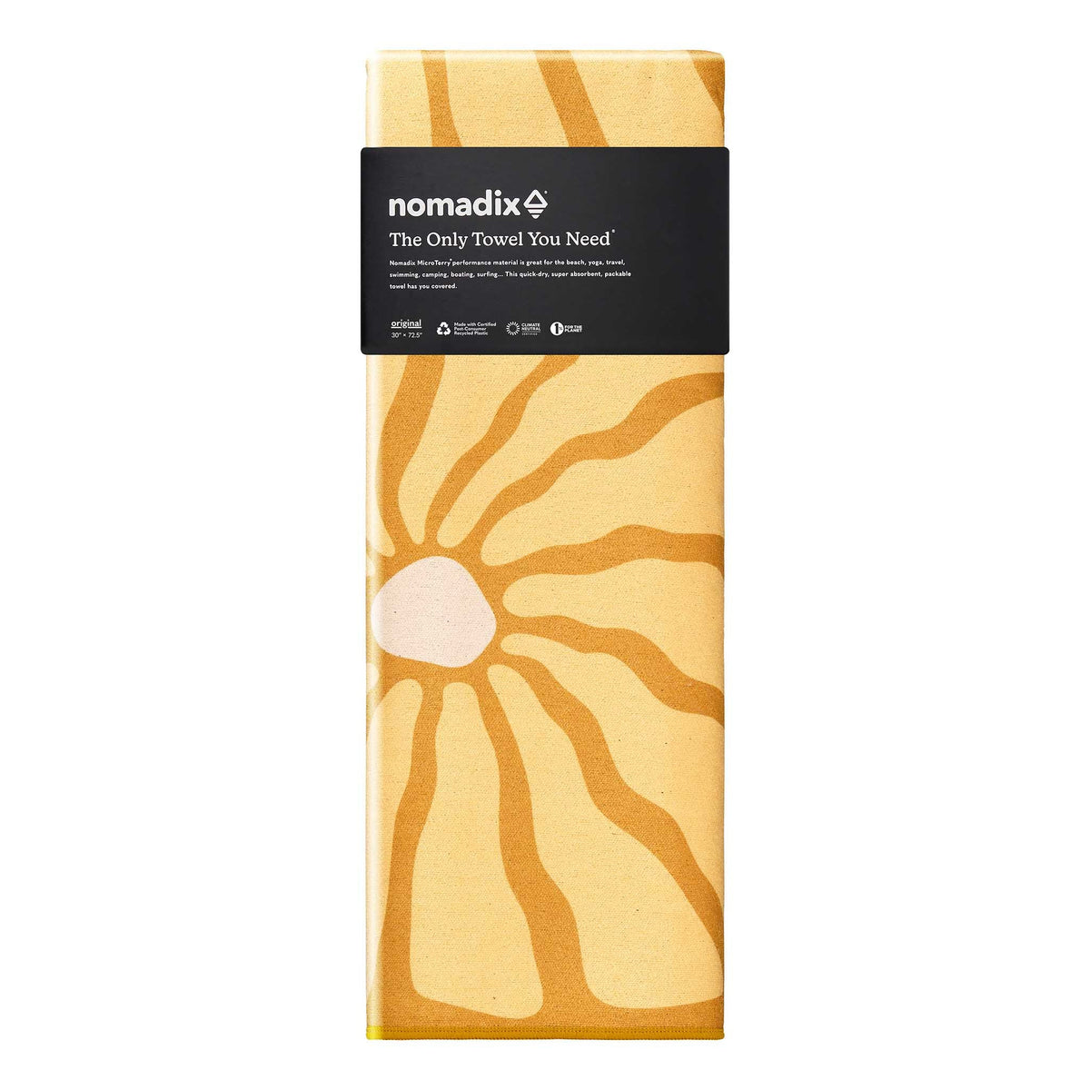 Original Towel Nomadix NM-LADA-101 Travel Towels One Size / Lazy Daisy Gold