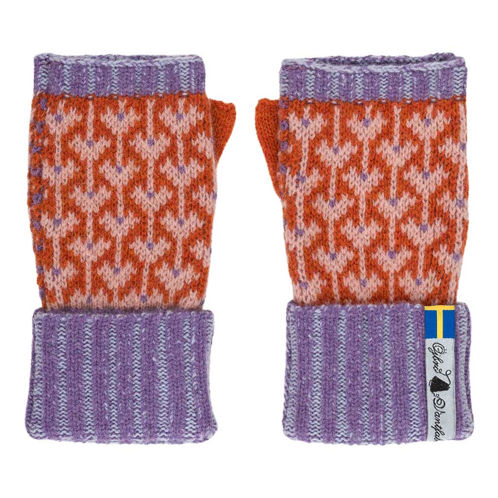 Fästfolk Estelle &amp; Esbjörn Wristwarmer Öjbro Vantfabrik OFAS68PVLA Wristwarmer One Size / Fästfolk Estelle &amp; Esbjörn