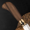 Walnut Folding Pruner Knife | Stainless Steel Old Bear Pocket Knives