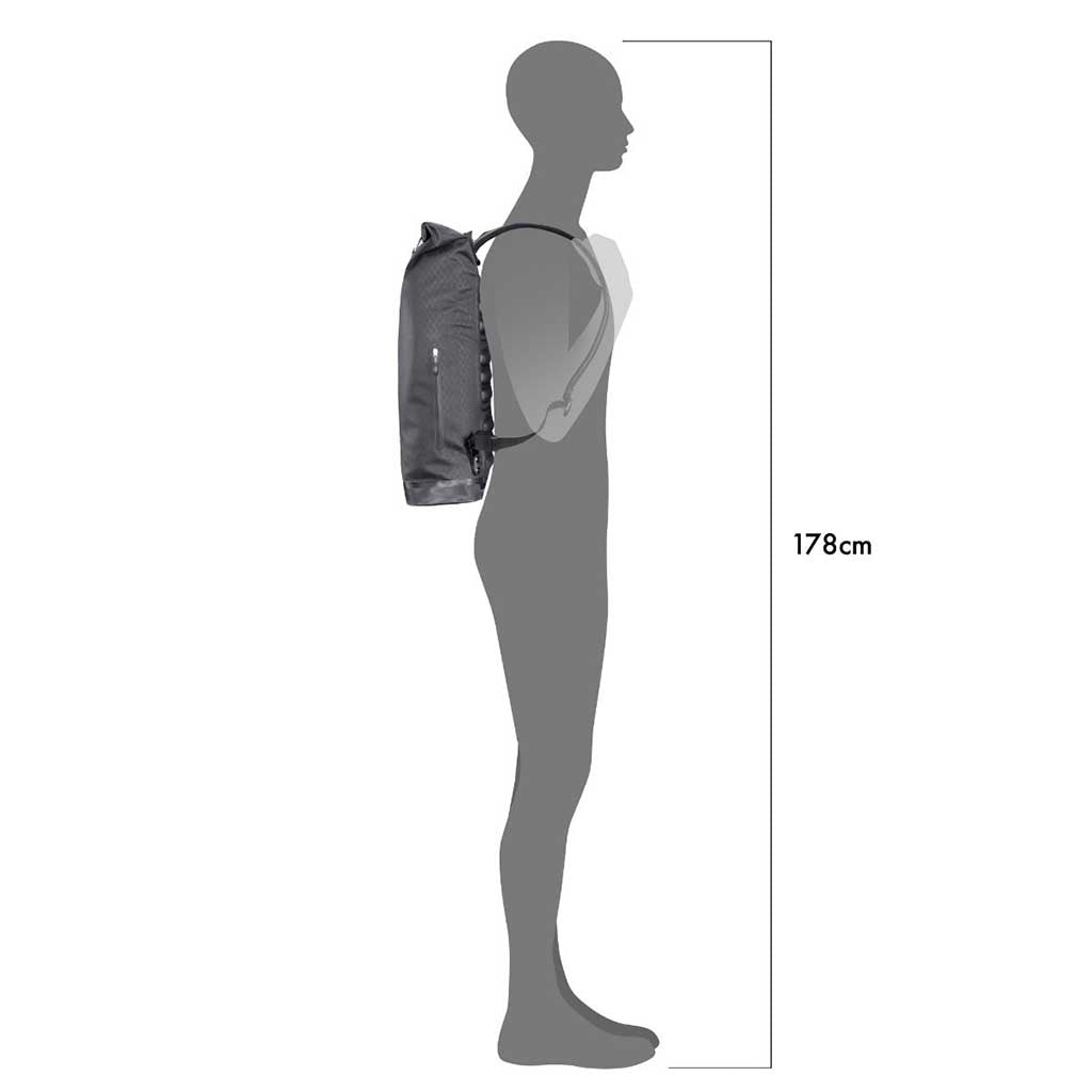 Daypack Metrosphere ORTLIEB OR4140 Backpacks 21L / Black Embossed