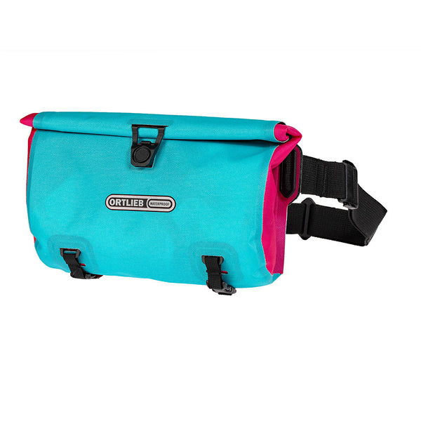 ORTLIEB | Velo Sling Cyber | Tasche mit Magnetverschluss | Cyber Blue/Cyber  Pink