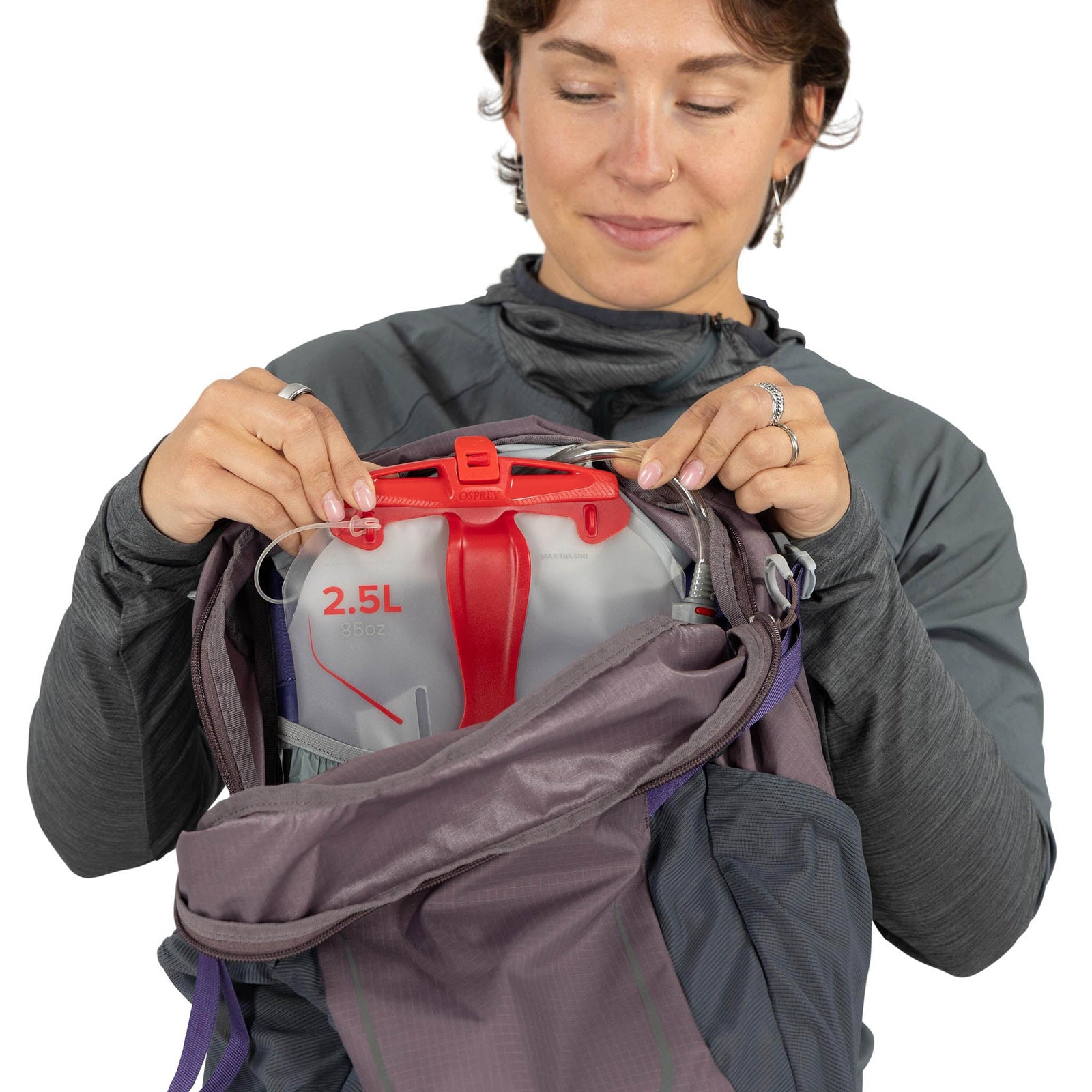 Hikelite 28 Osprey 10007553 Backpacks One Size / Graphite Purple