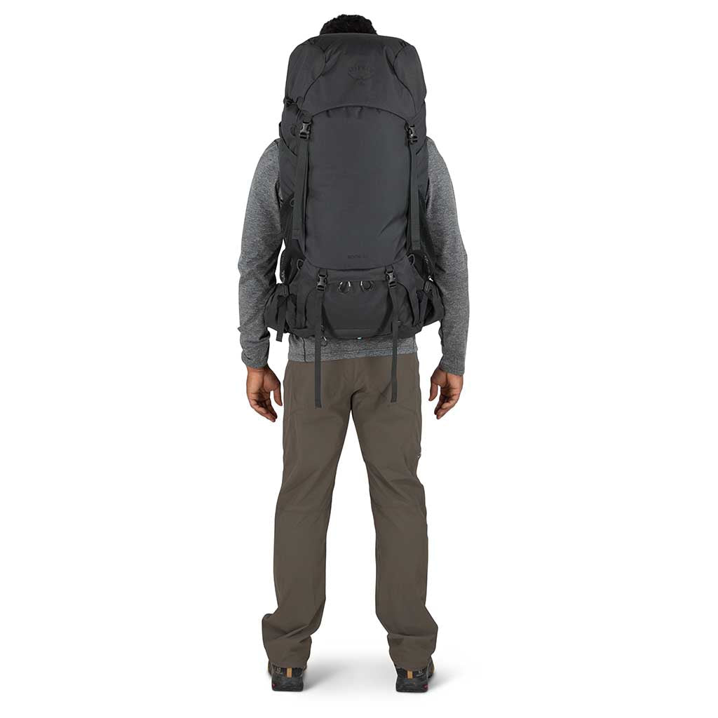 Rook 50 | Men's Osprey 10005868 Backpacks One Size / Dark Charcoal/Silver Lining