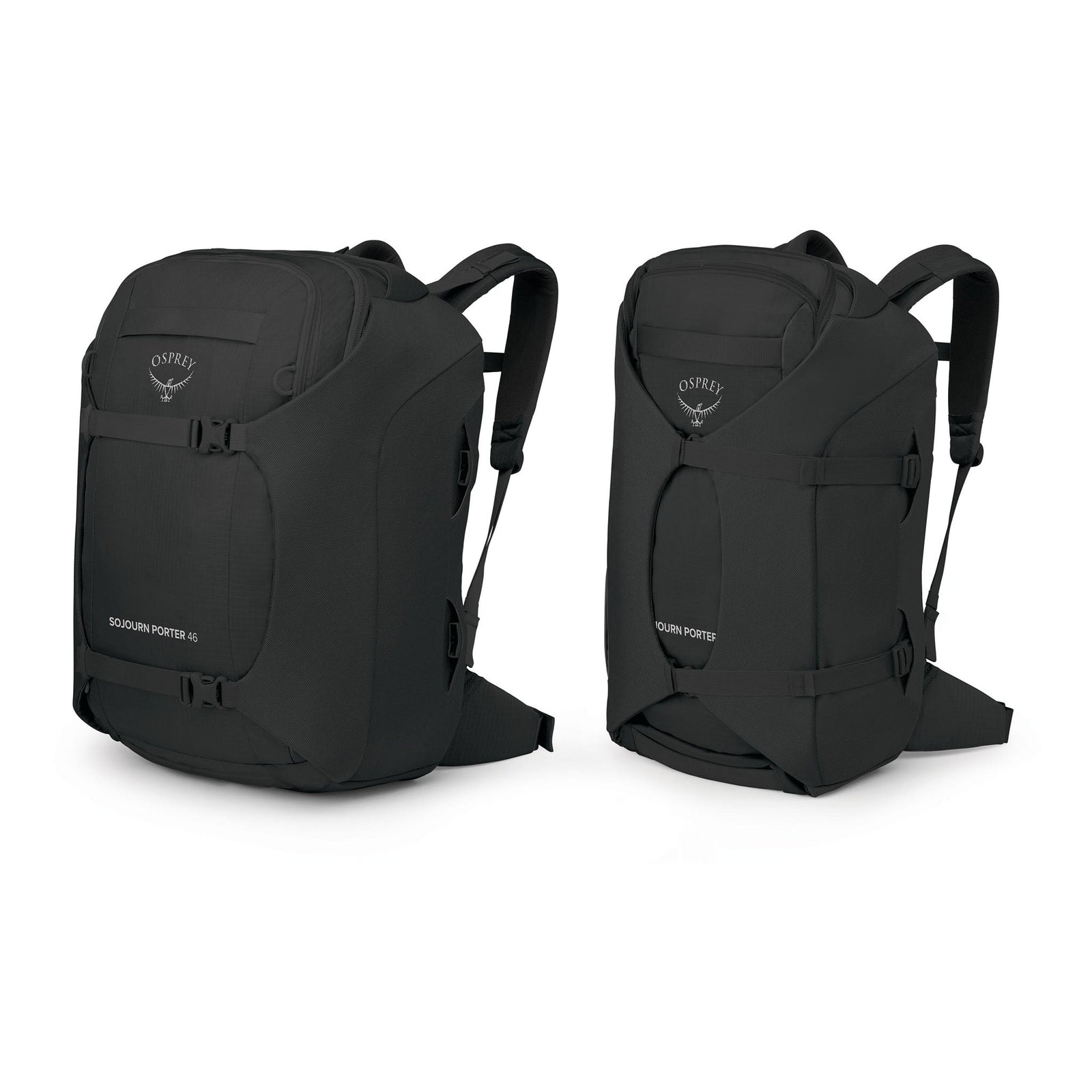 Sojourn Porter Travel Pack 46 Osprey Backpacks 46L / Black
