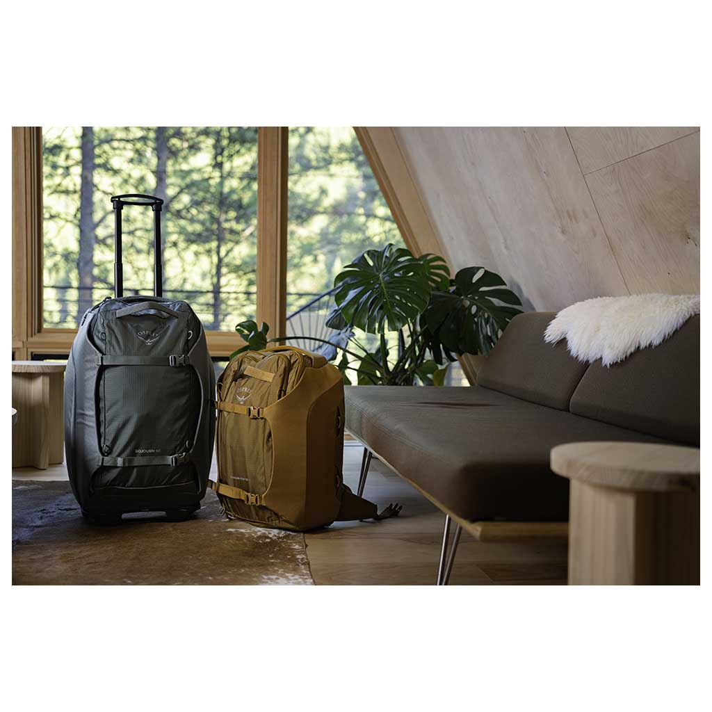 Sojourn Wheeled Travel Pack 60 Osprey 10005390 Wheeled Duffel 60L / Koseret Green