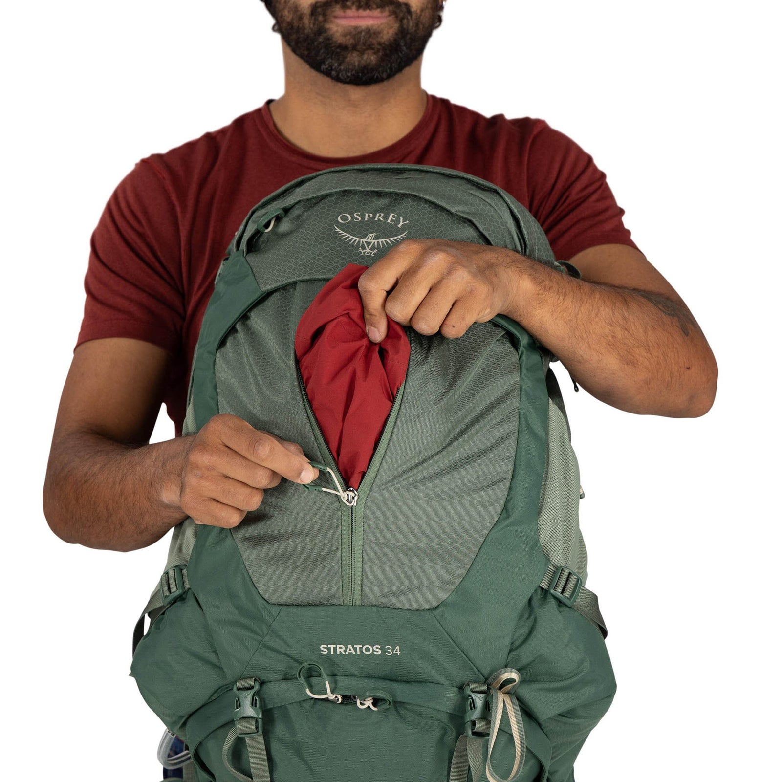 Stratos 34 | Men's Osprey 10007531 Backpacks OS / Pine Leaf