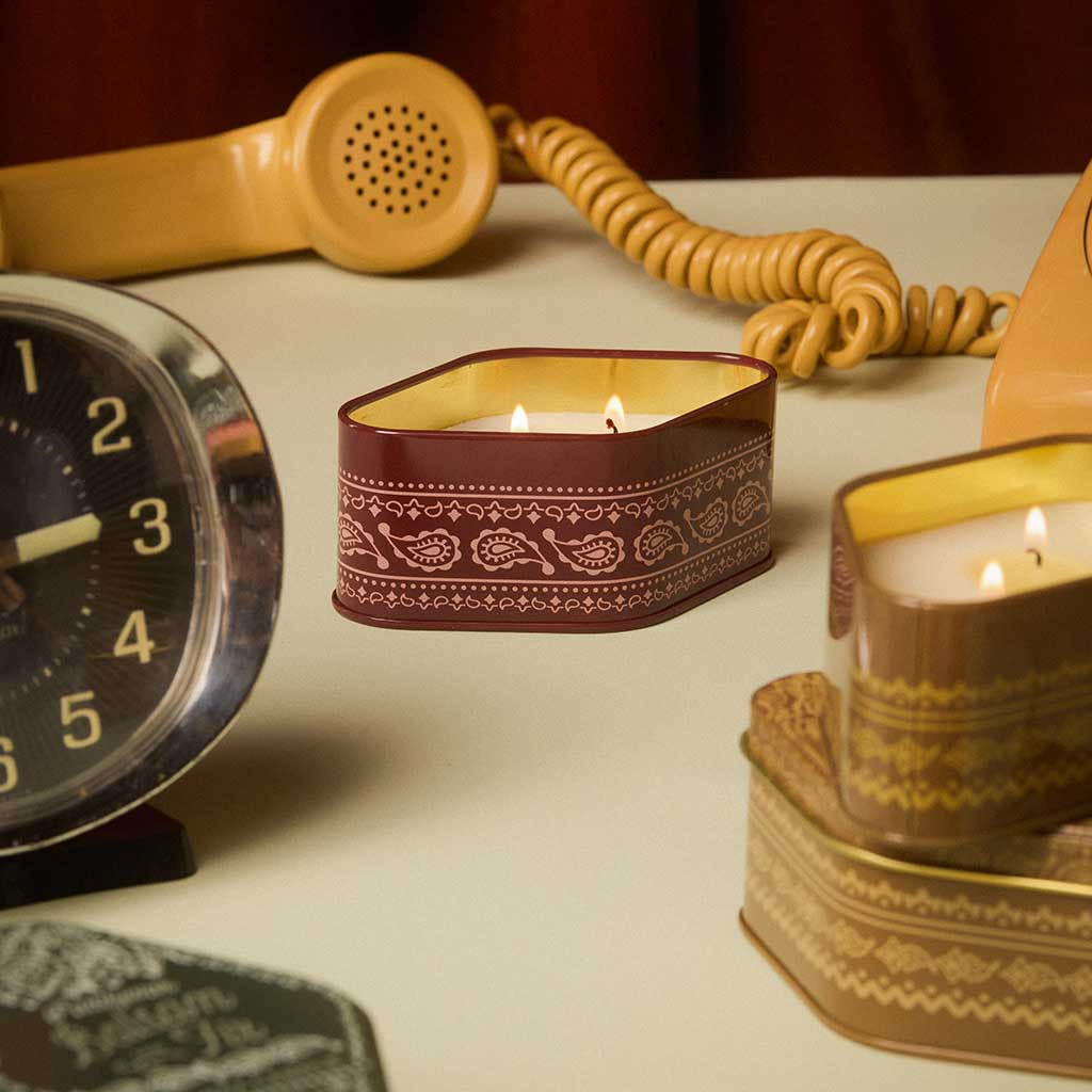 Station Printed Tin | Driftwood & Indigo Paddywax STN0304EU Candles 3.5oz / Indigo