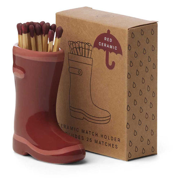 Paddywax | Gummistiefel-Streichholz-Halter | Skurrile Streichholz- Aufbewahrung