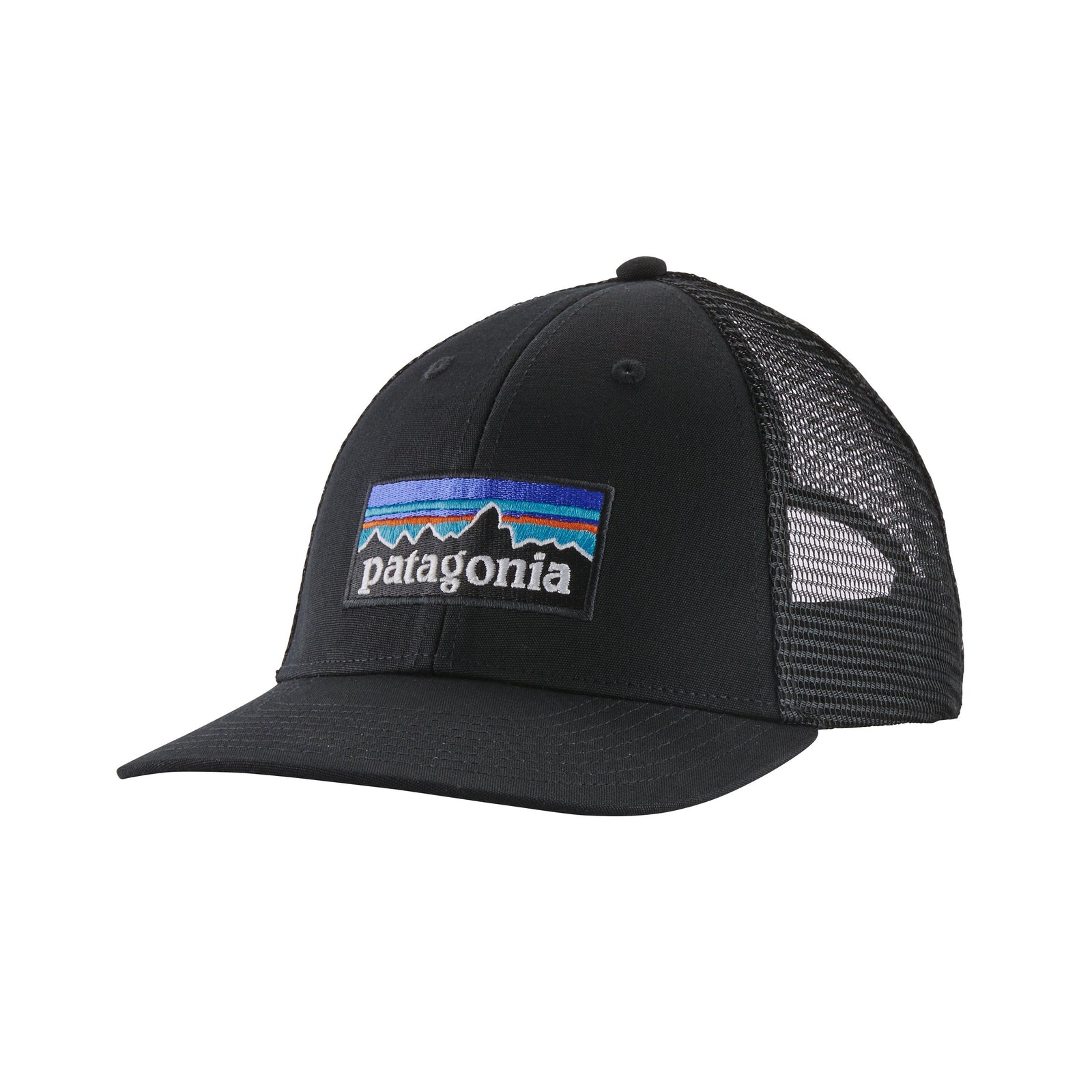 P-6 Logo Trucker Hat Patagonia 38289-BLK-ALL Caps & Hats One Size / Black