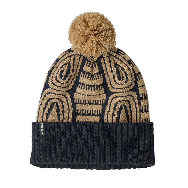 Powder Town Beanie Patagonia 29187-FLSK-ALL Caps & Hats One Size / Flow/Sunken Blue