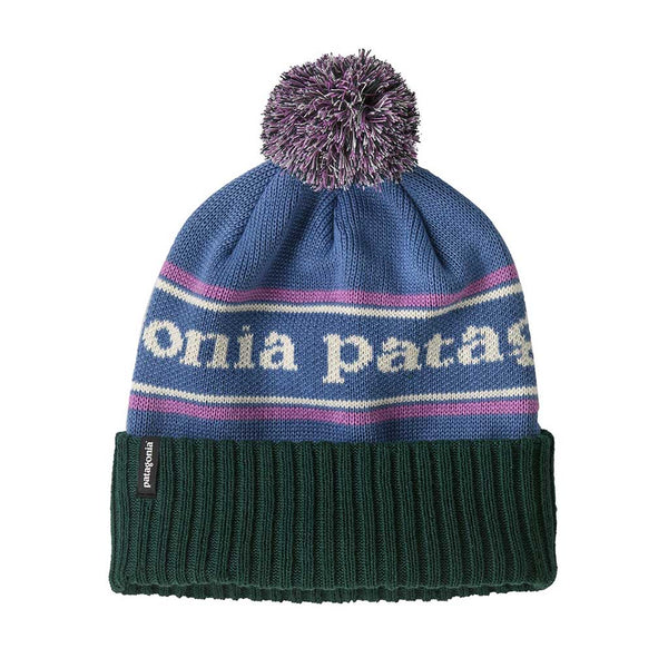 Powder Town Beanie Patagonia 29187-PKSB-ALL Caps & Hats One Size / Park Stripe/Barnacle Blue