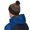 Powder Town Beanie Patagonia 29187-PKML-ALL Caps & Hats One Size / Park Stripe/Marlow Brown