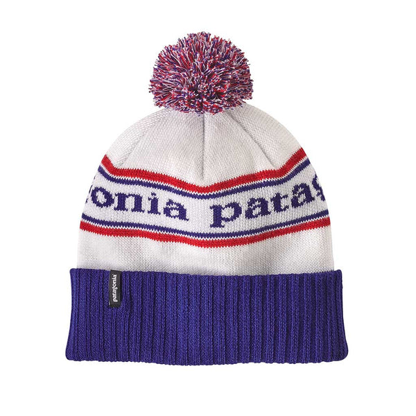 Powder Town Beanie Patagonia 29187-PRVB-ALL Caps & Hats One Size / Park Stripe/Viking Blue