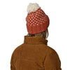 Snowbelle Beanie Patagonia 33445-ODBU-ALL Beanies One Size / Offset Dot: Burnished Red