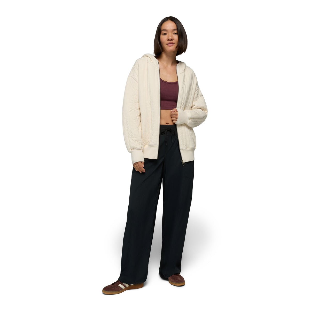 Koen Mid Rise Wide Leg Pant prAna Women's Trousers