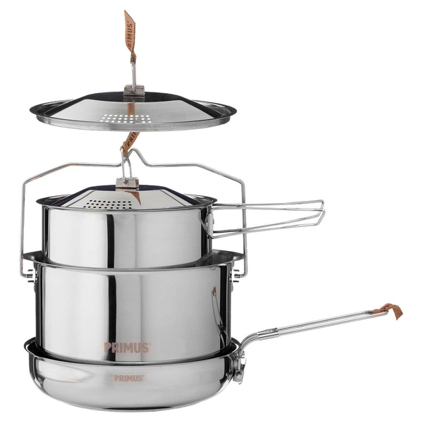 CampFire Cookset Large Primus P738001 Camp Cook Sets Large / Stainless Steel