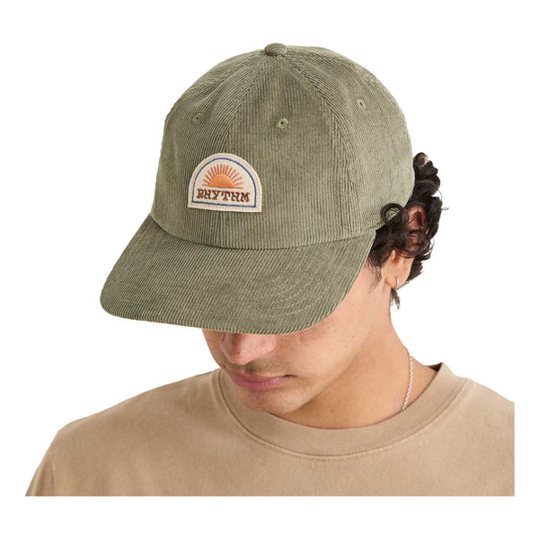 Awake Cord Cap | Men's Rhythm 0126MHW03-OLI-U Caps & Hats One Size / Olive