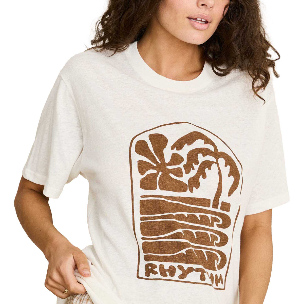 Palm And Sun Oversized Tee | Women's Rhythm Women's Tees