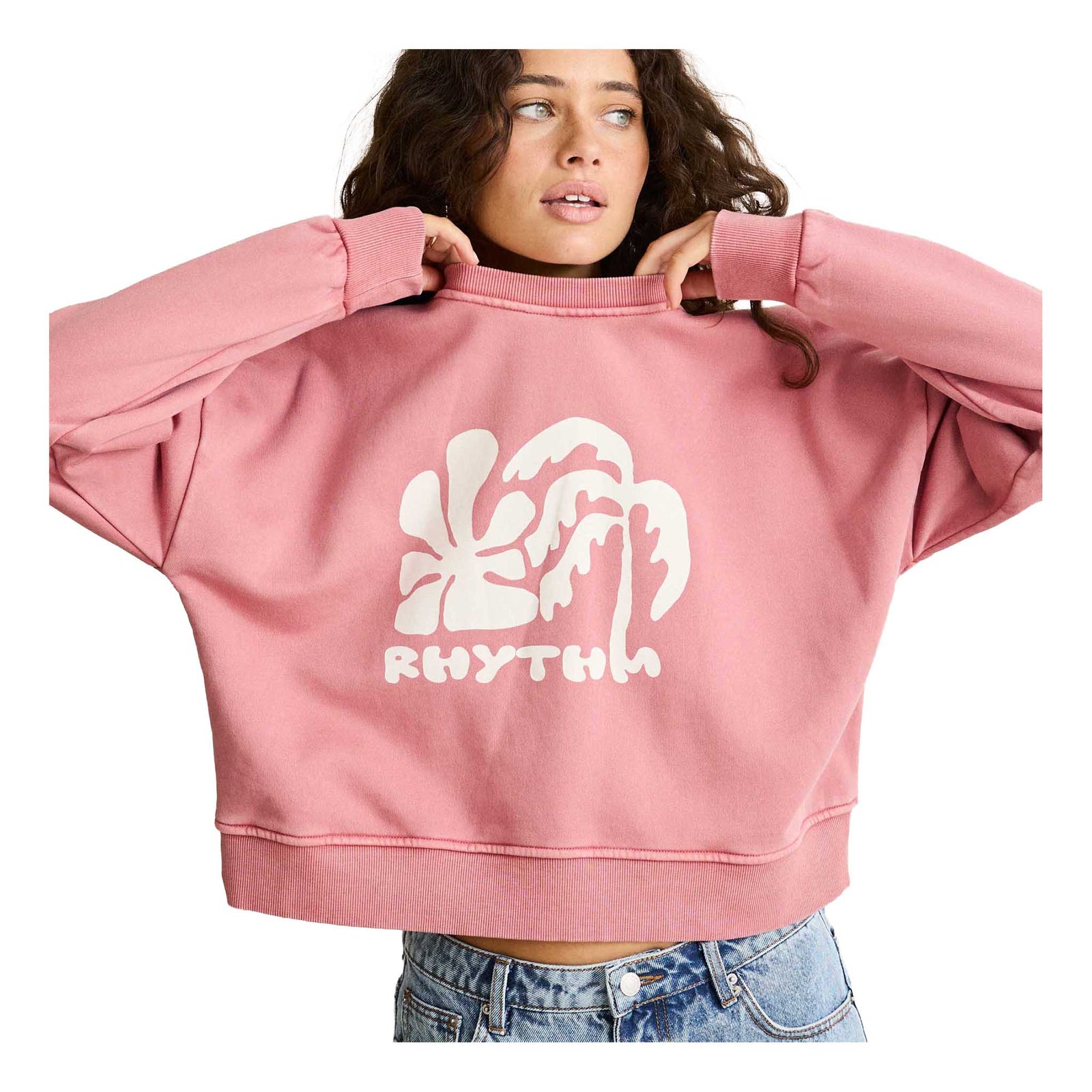 Sun And Palm Slouchy Fleece | Women's Rhythm Women's Jumpers