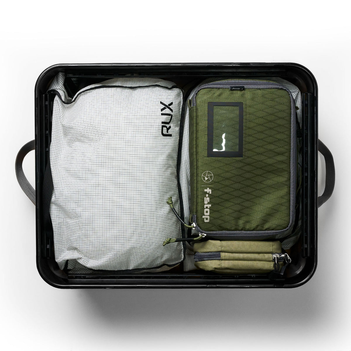 RUX 40L | Press Seal Lid RUX PK0125-40B Camp Storage Boxes 40L / Black