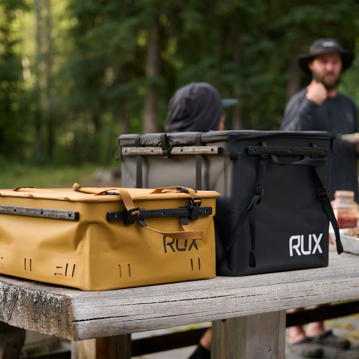RUX 40L | Press Seal Lid RUX PK0125-40BR Camp Storage Boxes 40L / Bronze