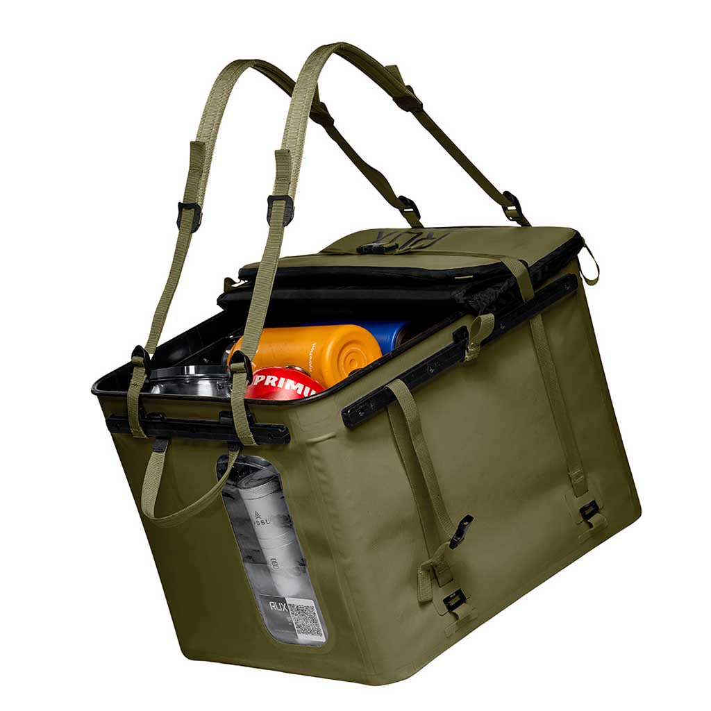 RUX 70L | Tri-Fold Lid RUX PK0122-70G Camp Storage Boxes 70L / Green