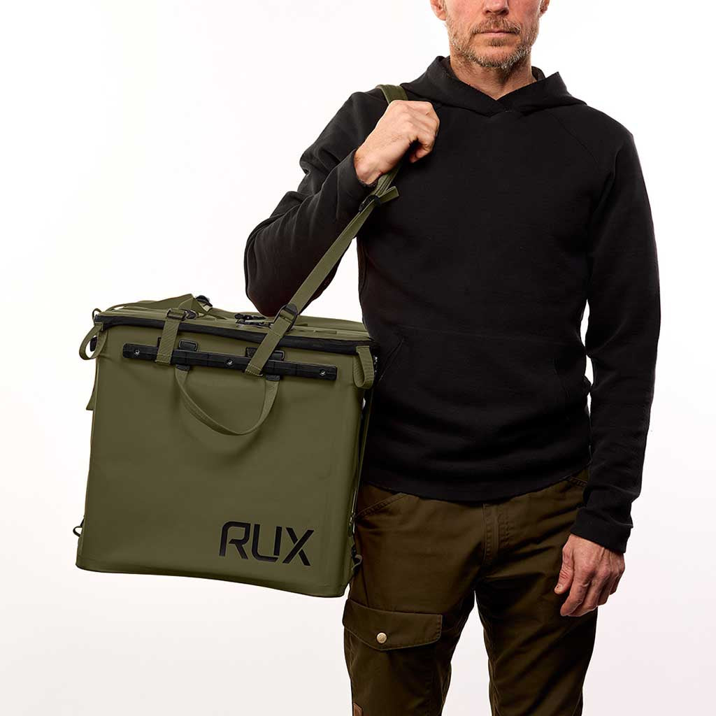 RUX 70L | Tri-Fold Lid RUX PK0122-70G Camp Storage Boxes 70L / Green