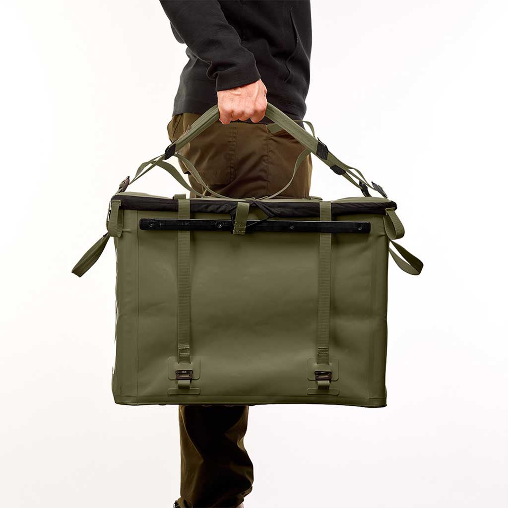 RUX 70L | Tri-Fold Lid RUX PK0122-70G Camp Storage Boxes 70L / Green
