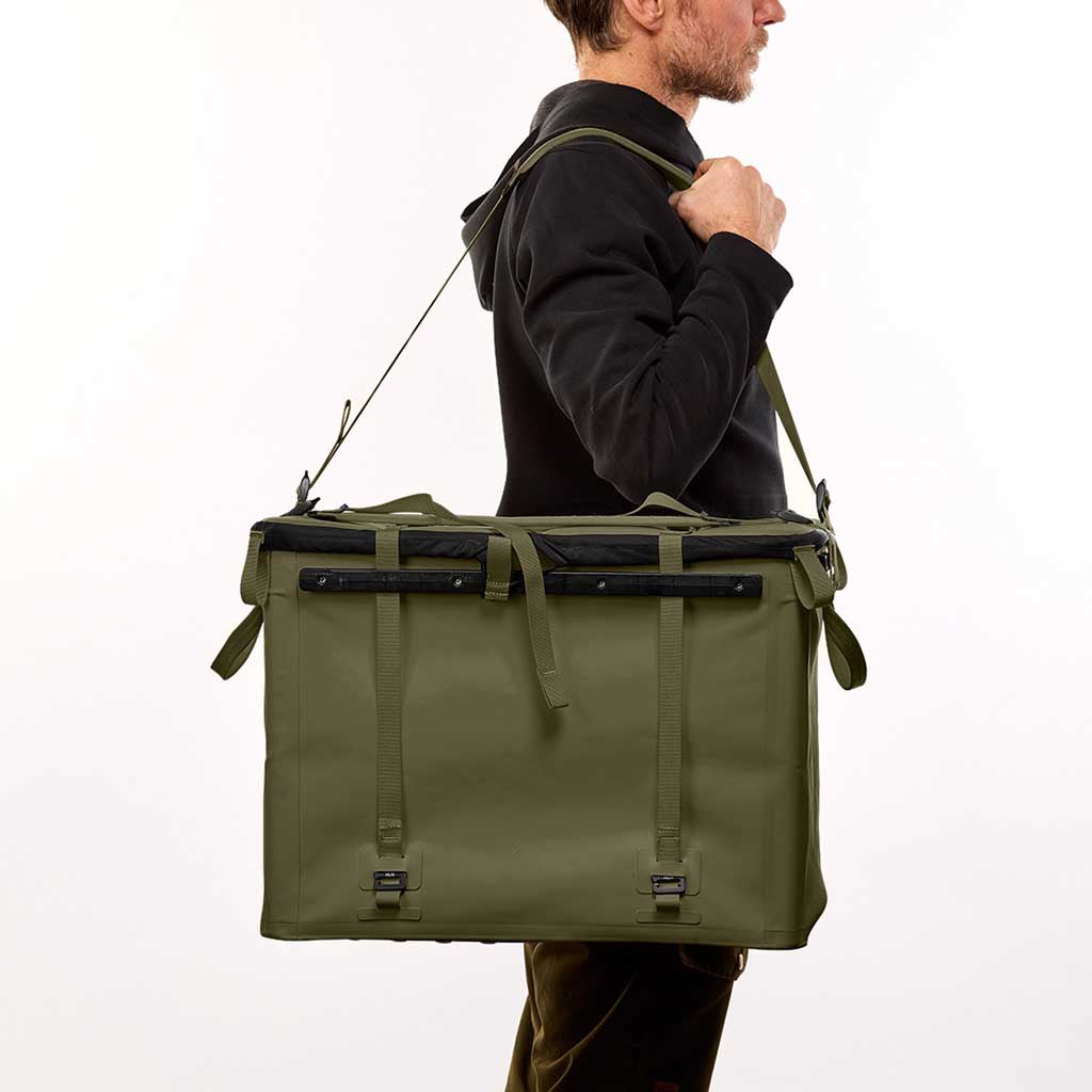 RUX 70L | Tri-Fold Lid RUX PK0122-70G Camp Storage Boxes 70L / Green