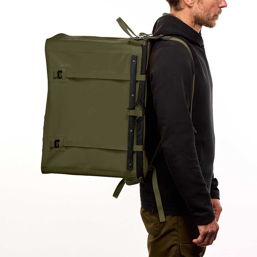 RUX 70L | Tri-Fold Lid RUX PK0122-70G Camp Storage Boxes 70L / Green