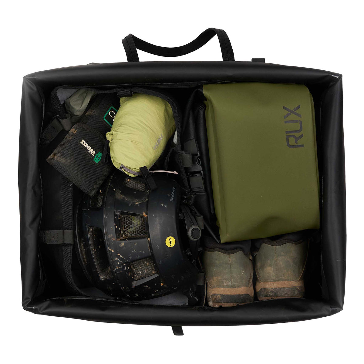 RUX Waterproof Duffle Box 55L RUX PK0126-DWP-55B-Plus Duffle Bags 55L / Black