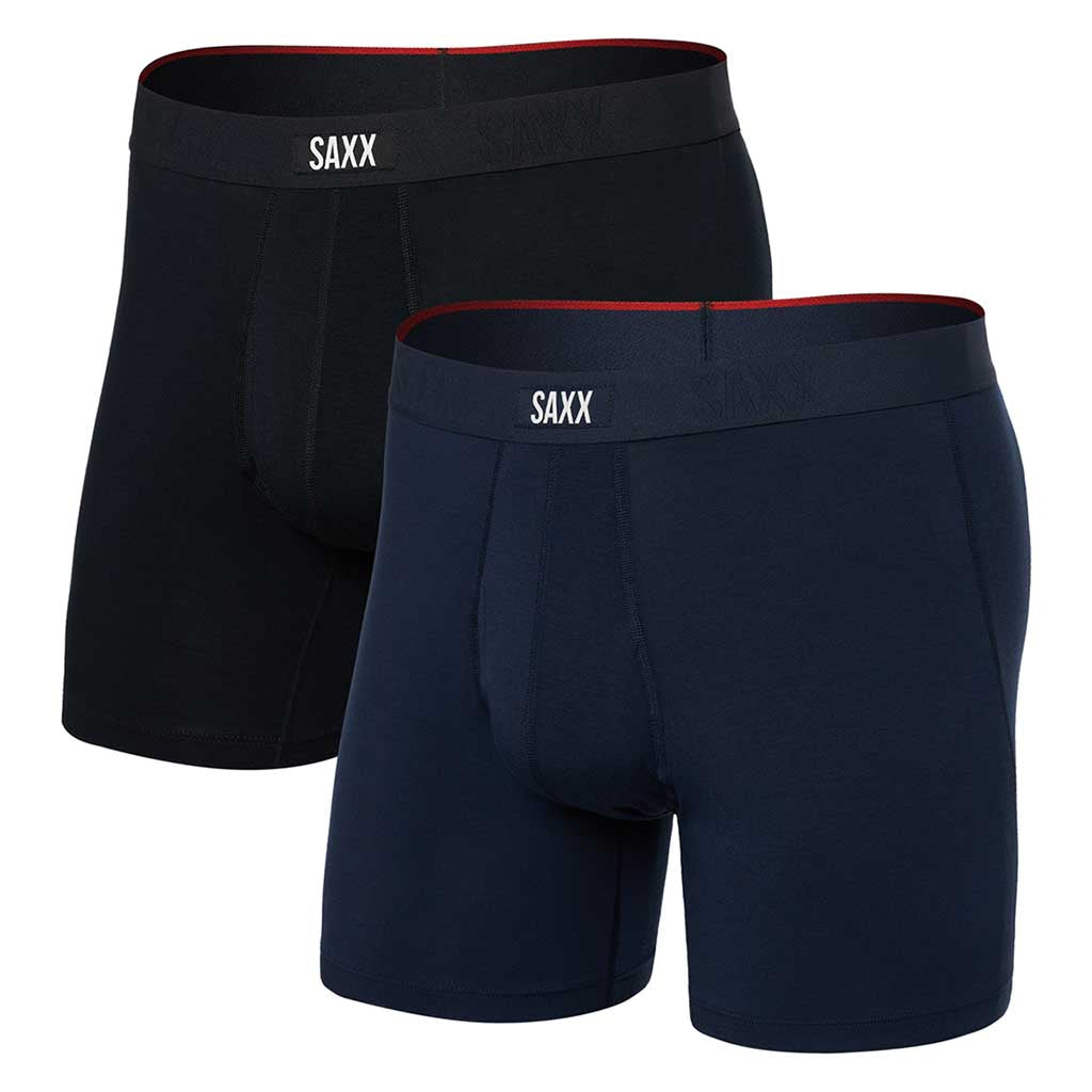 Vibe Xtra Boxer Brief Fly 2 Pack SAXX Underwear Men's Underwear