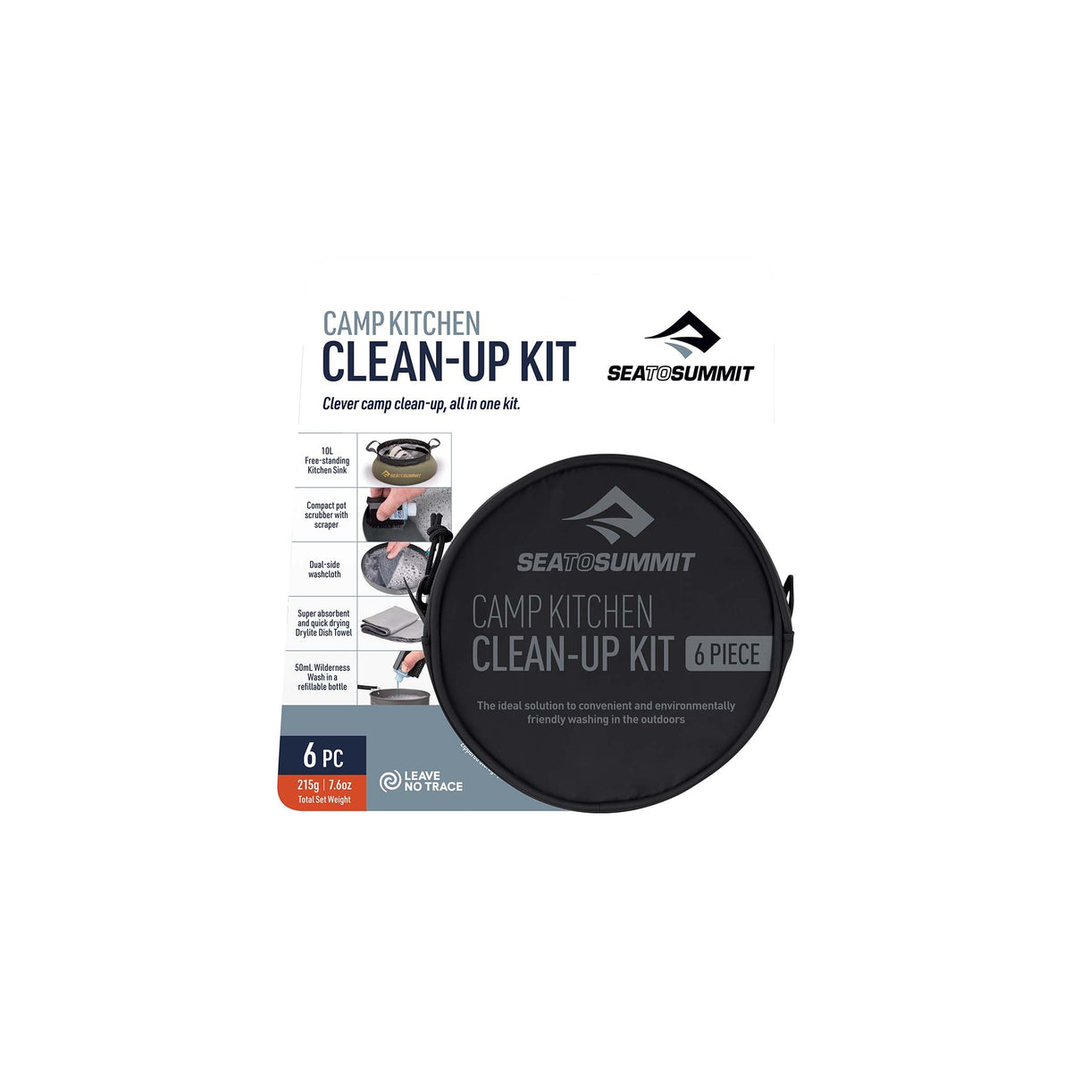 Camp Kitchen Clean-Up Kit Sea to Summit 53701 Cooking Accessories One Size / Green
