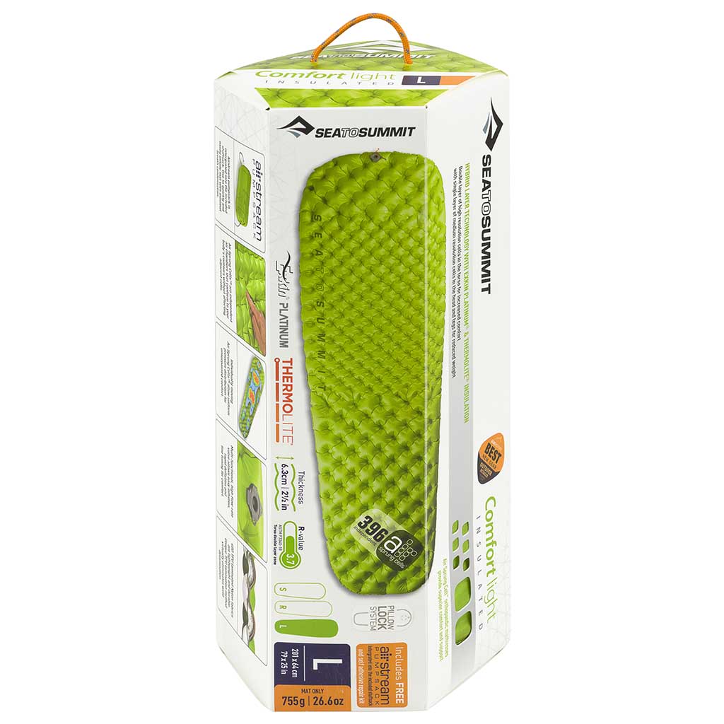 Comfort Light Insulated Mat Sea to Summit AMCLINS_L Camping Mats Large / Green