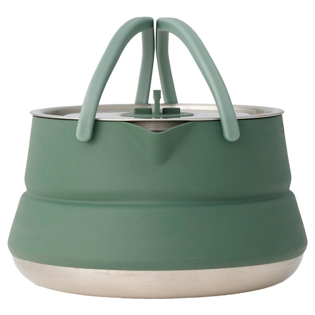 Detour Stainless Steel Collapsible Kettle Sea to Summit ACK026011-392001 Kettles 1.6L / Laurel Wreath/Stainless