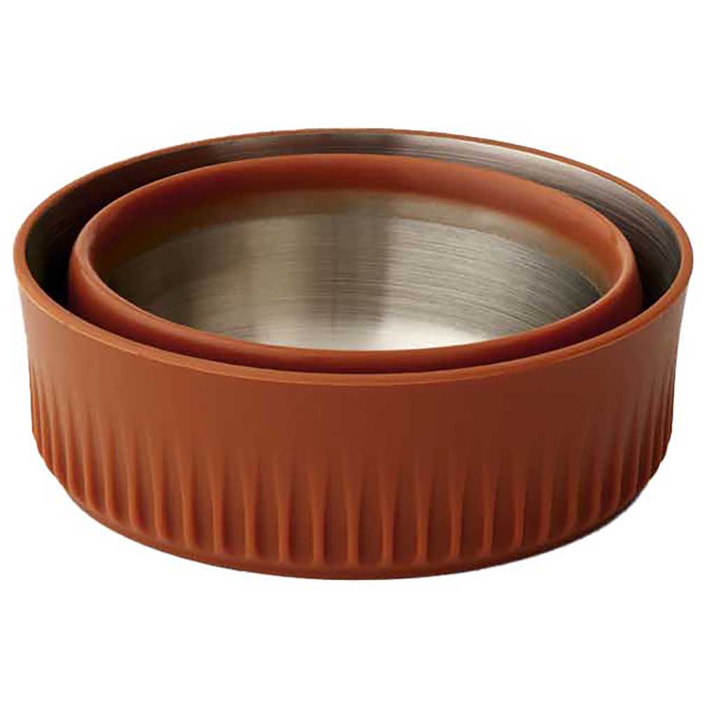 Detour Stainless Steel Collapsible Mug Sea to Summit ACK039031-050303 Mugs 475ml / Bombay Brown/Stainless